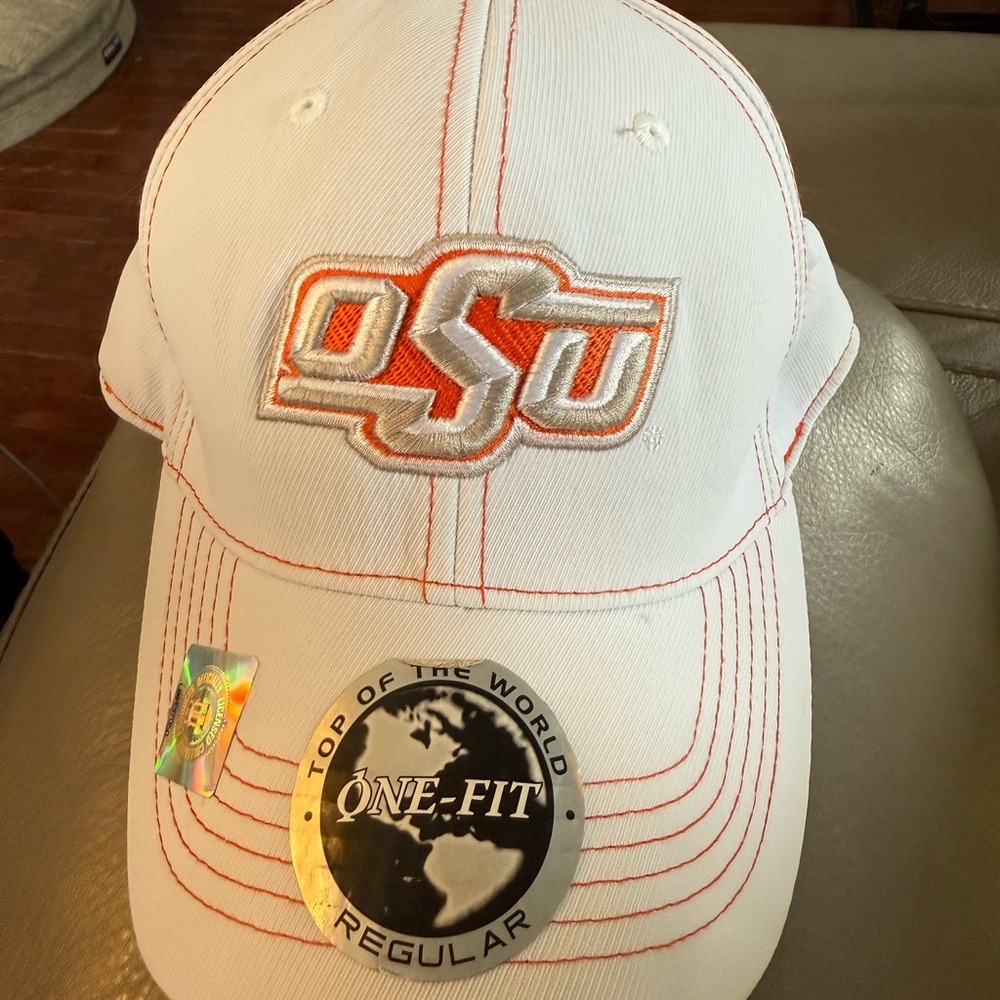 OSU White and Orange Cap